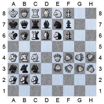 KQRBNP2/kqrbnp2/*K*Q*R*B*N*P2/8/ETA1QQ:1Q:2Q:3/eta1Q:4Q:5Q:6Q:7/*E*T*A5/8